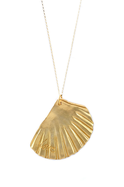 LOVE SHELL NECKLACE GOLD