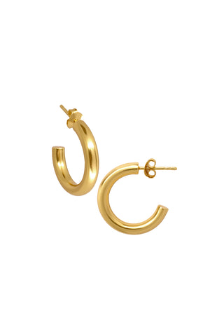 PYAR GOLD HOOP EARRINGS LARGE