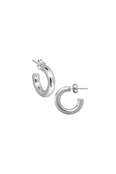 PYAR SILVER HOOP EARRINGS MEDIUM