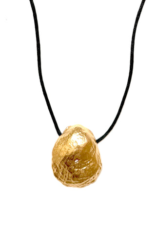 THE SEER GOLD SHELL CORD NECKLACE