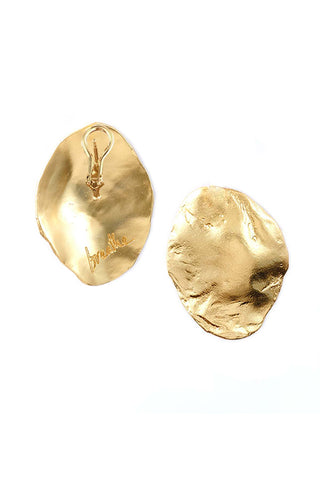 GOLD BREATHE SHELL EARRINGS