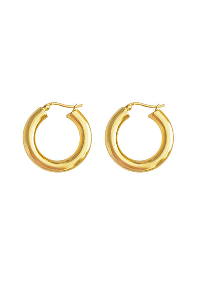 JUPITER GOLD HOOP EARRINGS SMALL