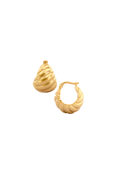 PRE-ORDER: VENUS GOLD HINGED HOOP EARRINGS