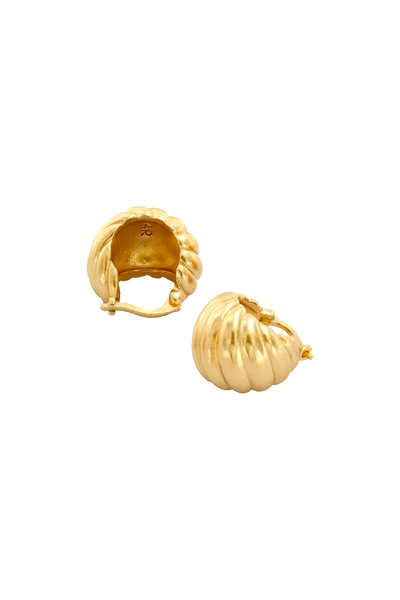 PRE-ORDER: VENUS GOLD HINGED HOOP EARRINGS