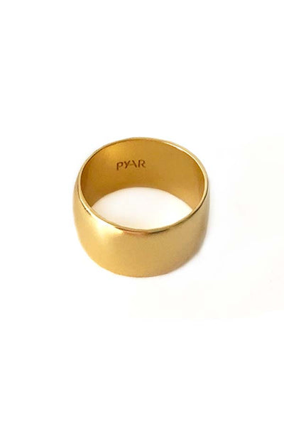 GOLD CIGAR RING