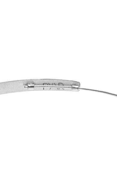 SILVER HOOP EARRINGS MEDIUM