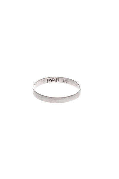 SILVER STACKING RING