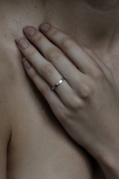 SILVER STACKING RING