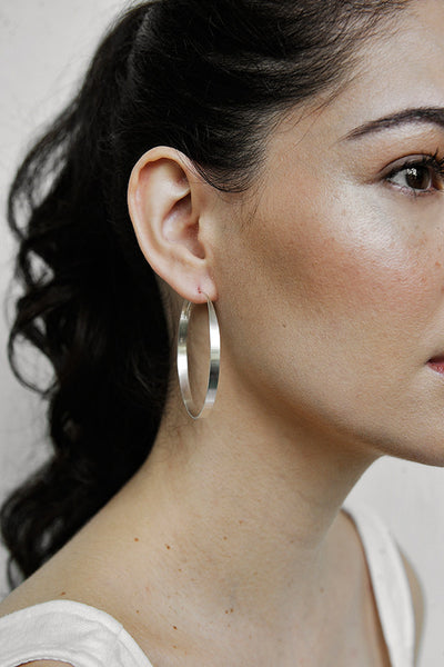 SILVER HOOP EARRINGS SMALL