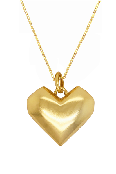 JUMBO HEART LONG NECKLACE