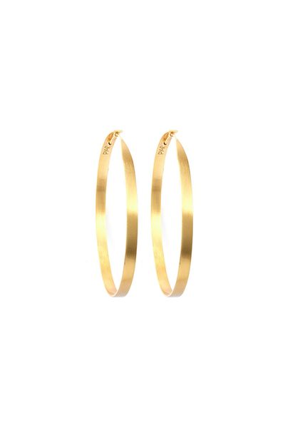 GOLD HOOP EARRING MEDIUM