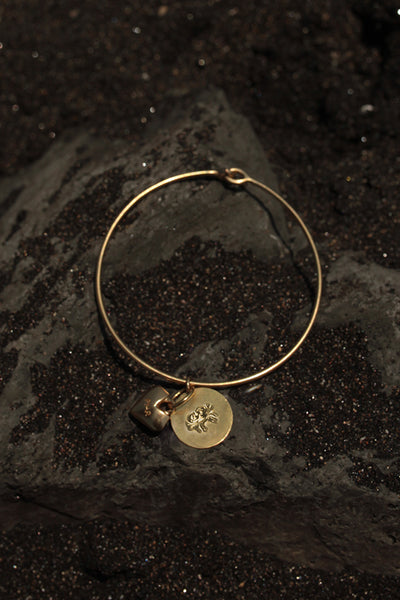CANCER HEART BANGLE