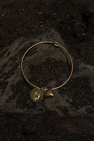 SCORPIO HEART BANGLE