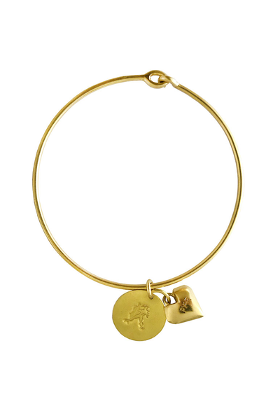 AQUARIUS HEART BANGLE