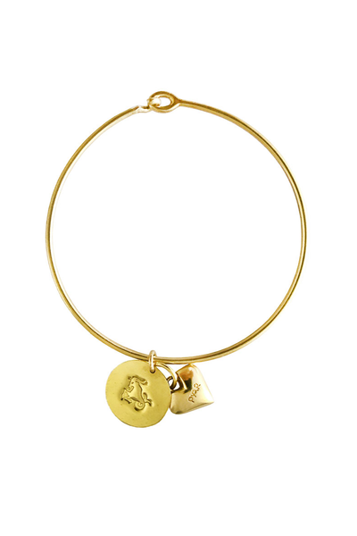 CAPRICORN HEART BANGLE