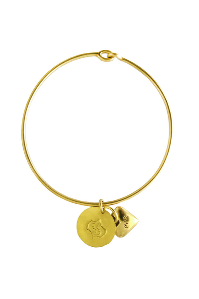 PISCES HEART BANGLE