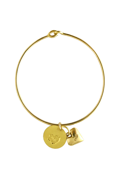 SAGITTARIUS HEART BANGLE
