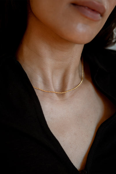 GOLD ROPE CHAIN NECKLACE