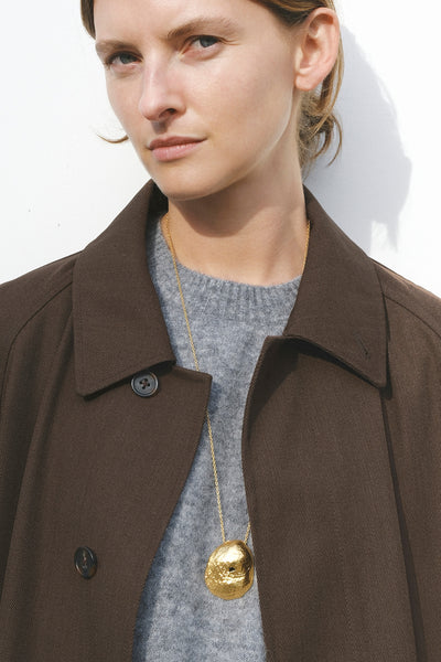 THE SEER SHELL LONG NECKLACE GOLD