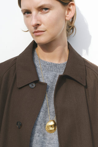 THE SEER SHELL LONG NECKLACE GOLD