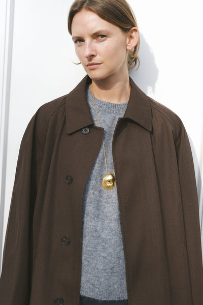 THE SEER SHELL LONG NECKLACE GOLD