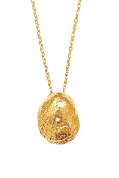 THE SEER SHELL LONG NECKLACE GOLD