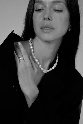 PRE-ORDER: CRYSTAL QUARTZ PEARL NECKLACE