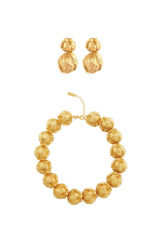 AMANTI NECKLACE AND DUE EARRINGS SET
