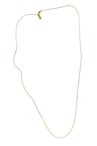 GOLD ROLO CHAIN NECKLACE