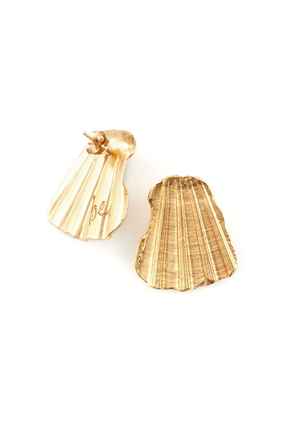 GOLD BE SHELL EARRINGS