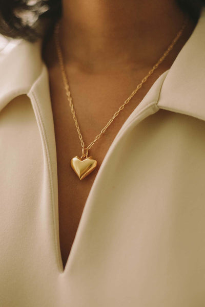 MEDIUM HEART NECKLACE