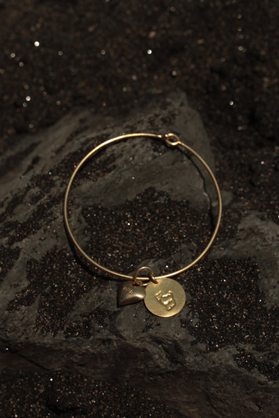 ARIES HEART BANGLE